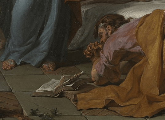 Worshiping Before Feet