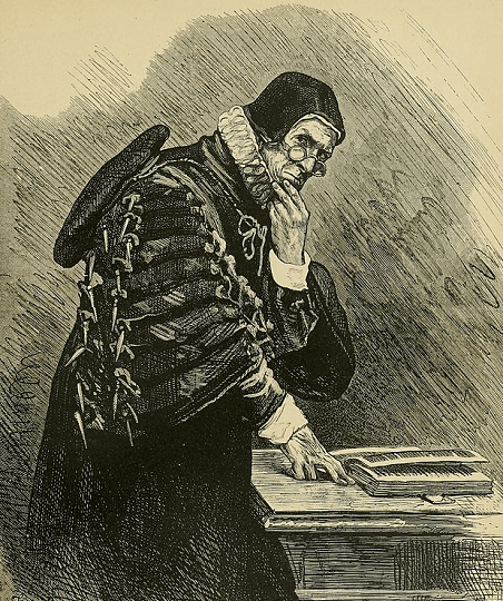 Man Tampering with Scripture